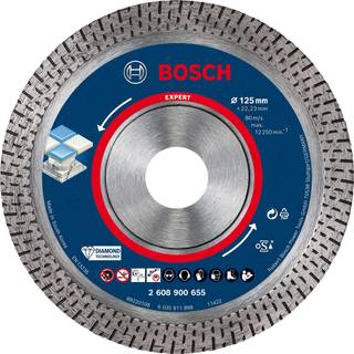 BOSCH EXPERT Diamantskæreskive HardCeramic EXPERT HardCeramic diamantskæreskiver 125 x 22,23 x 1,4 x 10 mm