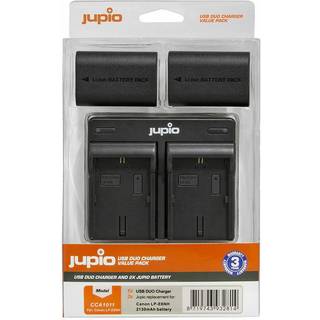 2x Battery LP-E6NH 2130mAh + USB Dual Charger Canon Valuepackage