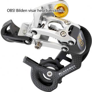 Rullehjul + bagskifterkurv SRAM X0 10 gear short cage sort/guld