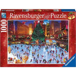 Ravensburger Rockefeller Center Joy 1000 Piece Jigsaw Puzzle For Voksne - 17132 - Hvert stykke er unik softclick -teknologi betyder stykker, der
