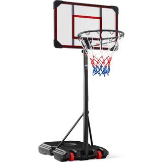 Bedste valgprodukter b?rn H?jdejusterbar basketballhoop -system b?rbart spil m/hjul Fillable base 70,5in til 82,3in h?jde - Klar