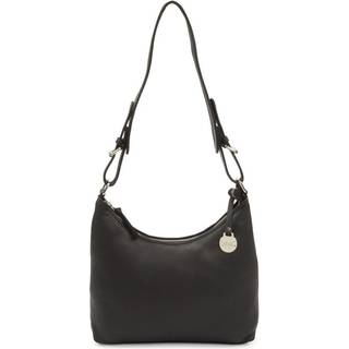 Style Mallorca i sort. Vidunderlig lædertaske til skulder & crossbody