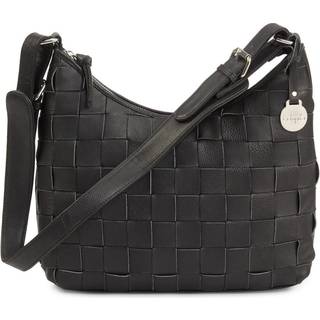 Style Moldova i sort. Eksklusiv håndflettet lædertaske til skulder & crossbody
