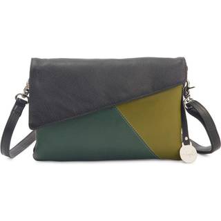 Style Mongolia i sort/grøn (kun få stk. på lager). Vidunderlig crossbody skuldertaske i kvalitetslæder