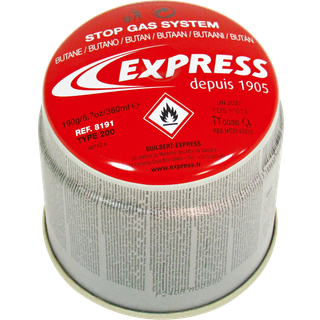 EXPRESS gasbeholder m/"Stop gas system"