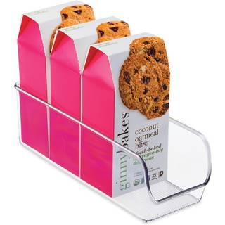 iDesign - Åbenfront kasse - Transparent - B: 9.5 cm D: 28 cm H: 9 cm - Ella