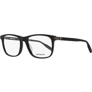 Montblanc Mand MB0035O 005 Optiske stel Acetat Sort Transparent Firkantet