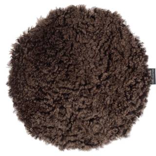 Skinnwille, Rund siddepude 34 cm Brown