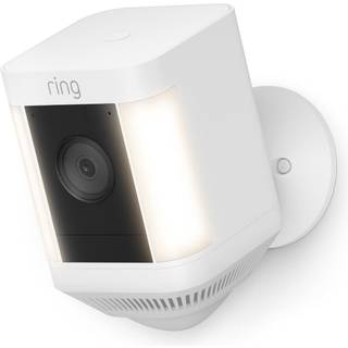 Ring Spotlight Cam Plus Battery Trådløs overvågningskamera - Hvid