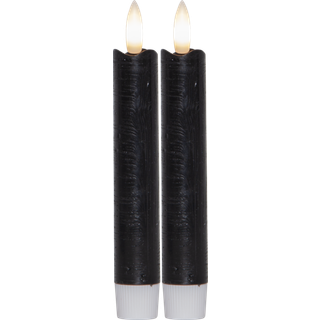 LED ANTILYS FLAMME / 2-pak / 15 cm / Batteri / timer