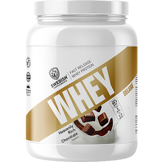 Swedish Supplements Whey Deluxe, 900 g (Heavenly Rich Chocolate)