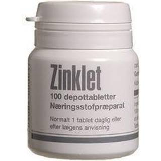 Zinklet depottabletter 100 stk.