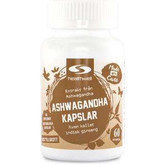 Healthwell Ashwagandha Ekstrakt, 60 kapsler