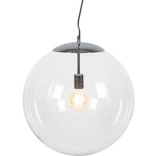 Skandinavisk pendellampe krom med klart glas - Ball 50