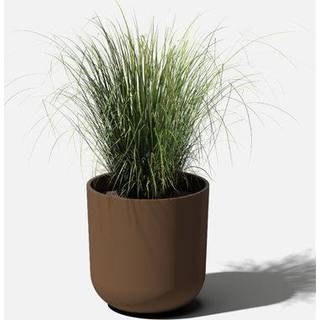 Veradek Round Lima Planter Pots til indendørs/udendørs havebrug | Lavet af plast og beton m/dræningshuller | Moderne d? Cor til høje planter blom