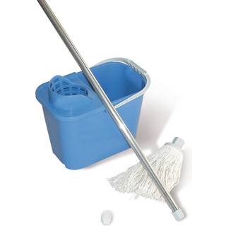 Mery Moppesæt Komplet 12 L Spand Presse Skaft Moppe 220g