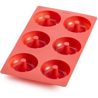 Gourmet Donutform Sort 6 stk.