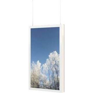 HI-ND Ceiling Casing 75" - mounting kit - portrait - for digital signage LCD panel - white 75"