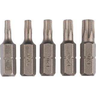 Bosch 5 dele skruebitsæt standard til indv. Torx-skruer (T)