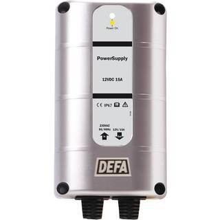 DEFA powersupply 12v 1x15a, schuko
