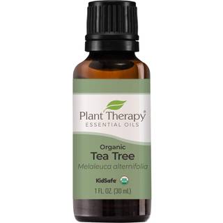 Planterapi Organisk tetræolie (Melaleuca) 100% ren USDA -certificeret organisk ufortyndet naturlig aromaterapi terapeutisk grad 30 ml (1 oz)