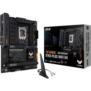 ASUS TUF GAMING B760-PLUS WIFI D4 (V2) Bundkort - Intel B760 - Intel LGA1700 socket - DDR4 RAM - ATX