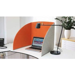 StandUp lyddæmpende bordskærm 58x55cm orange