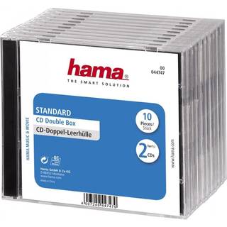 Hama CD Double Jewel Case Standard - storage CD jewel case