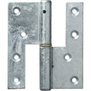 PN Beslag hængsel, 123 x 45, varmforzinket - højre