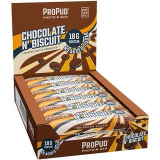 12 x ProPud Protein Bar, 55 g, Chocolate N' Biscuit