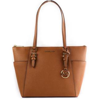MK Sullivan Large Saffiano Leather Top-Zip Tote Bag - Brown - Michael Kors - ONE SIZE