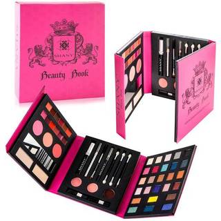 Shany Beauty Book Makeup Kit All in One Travel Makeup Set - 35 Colours Eyeshadow Eye Brow Makeup Blushes Powder Palette 10 Lip Colours Eyeliner P