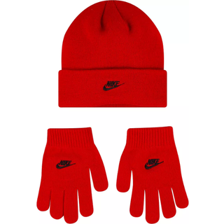 Nike Nike Grey Club Beanie and Glove Set