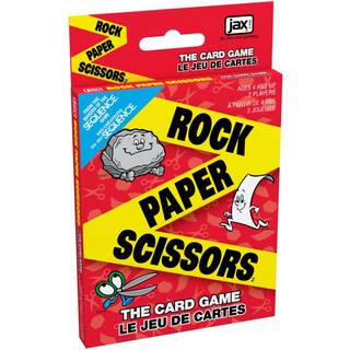 JAX Rock Paper Scissors Card Game tosproget - det er den hurtige sjove kortversion af det klassiske spil af rockpapir saks i alderen 4 og op 2 sp