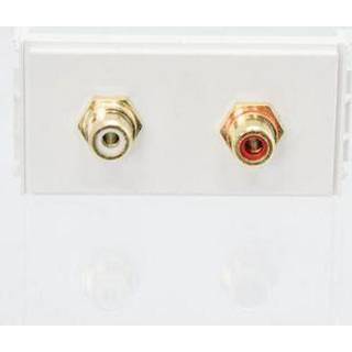 VIVOLINK Outlet Panel 2xRCA Audio
