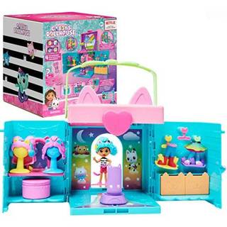 Gabbys Dollhouse Dress-Up Closet Portable Playset med en Gabby Doll Surprise Leget?j og fotoshoot tilbeh?r Kids Toys i alderen 3 og op