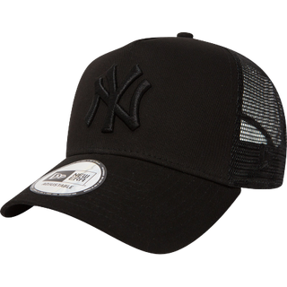 New Era New York Yankees Clean Black A-Frame Trucker Cap newera adult unisex Black adult unisex Black adult unisex Black adult unisex Black adult unis - One Size