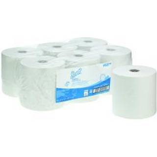 Kimberly-Clark Håndklæderulle Scott 6rl Airflex hvid 300m 1 lag (06622100)