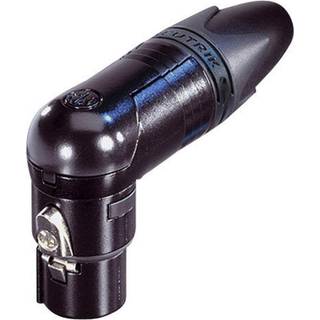 Neutrik NC4FRX-B XLR-stik Tilslutning, vinklet Poltal: