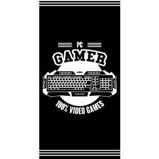 Gaming Badehåndklæde - 100 procent bomuld