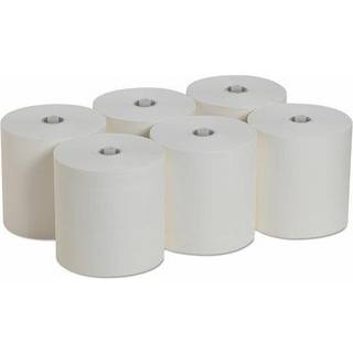 Pacific Blue Ultra 8 genanvendt papirhåndklæde med høj kapacitet af GP Pro (Georgia-Pacific) Hvid 26490 1150 fod pr. Rulle 6 ruller pr. Sag