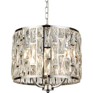 Bijou hængelampe, skærm med krystaller, Ø 38 cm