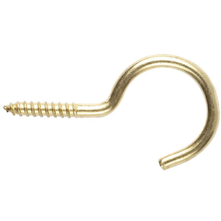 NKT Skruekroge Diy Messing  40x3mm