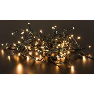 Dacore Lyskæde med Grøn Ledning & Chip - 160 LED & 15,9 m - Adapter - Udendørs/Indendørs