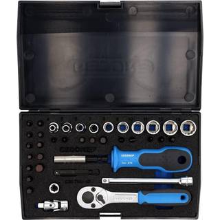 Gedore Toppesæt 1/4 40 dele 4-13mm