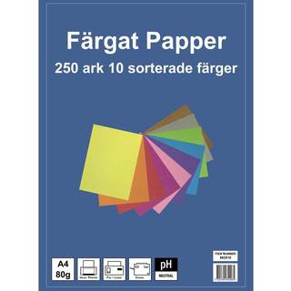 Other Kopipapir A4, 80g 10 farver 250/FP 882910