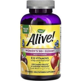 Nature's Way – Alive! Women's 50+ Gummy Multivitamin, Blandede Bær 150 stk