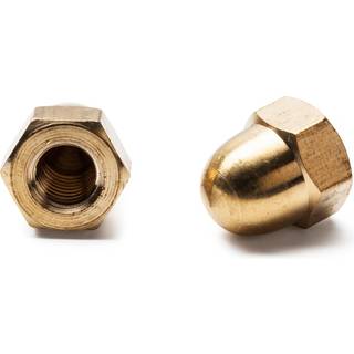 REYHER 015877000080000 Topmøtrik MHM, DIN 1587, messing M8, pakke med 250