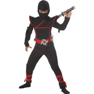 Californien kostumer b?rn stealth ninja kostume medium (8-10)