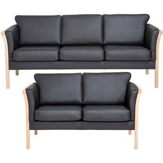 Denver 3+2 pers. sofasæt - stof/læder